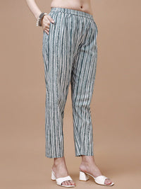 KALINI Ethnic Motifs PrintedStraight Kurta With Trousers & Dupatta