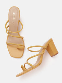 DressBerry Women Croc Textured Block Heels