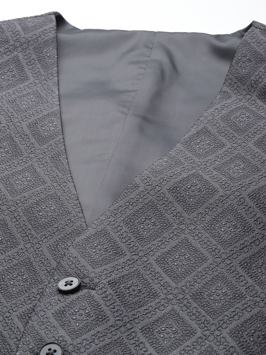 Park Avenue Notched Lapel Collar 3 Piece Party Suit