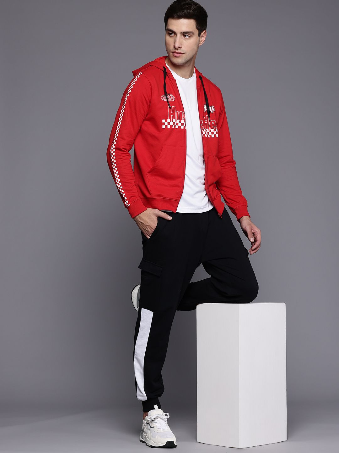 HRX by Hrithik Roshan Printed Lifestyle Hooded Sweatshirt