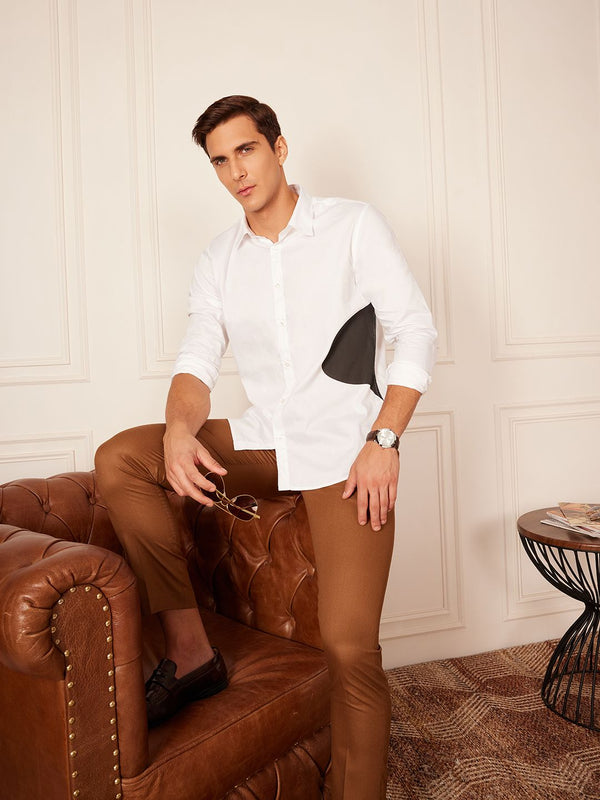DENNISON Men Smart  Abstract Printed Party Shirt