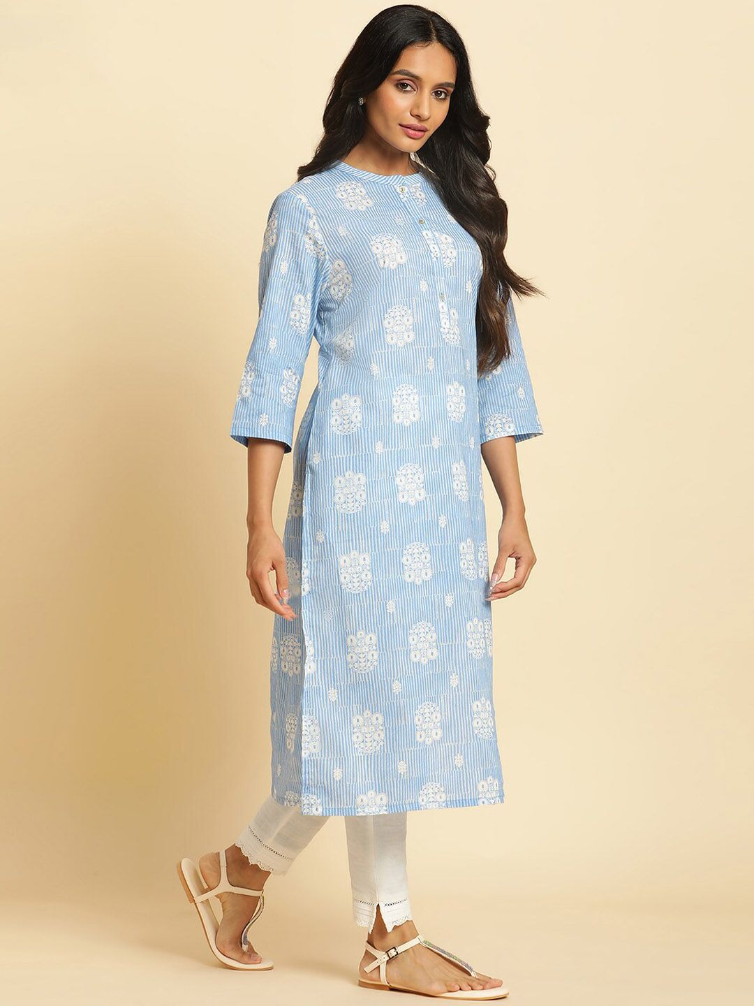 W Ethnic Motifs Printed Kurta