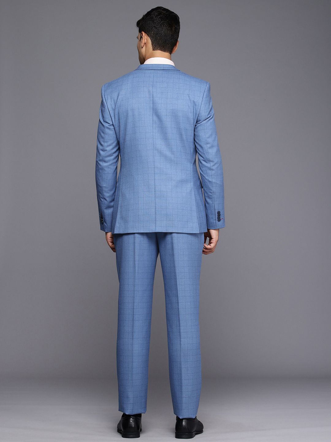 Raymond Single Breasted Checked 2-Peice Formal Suit