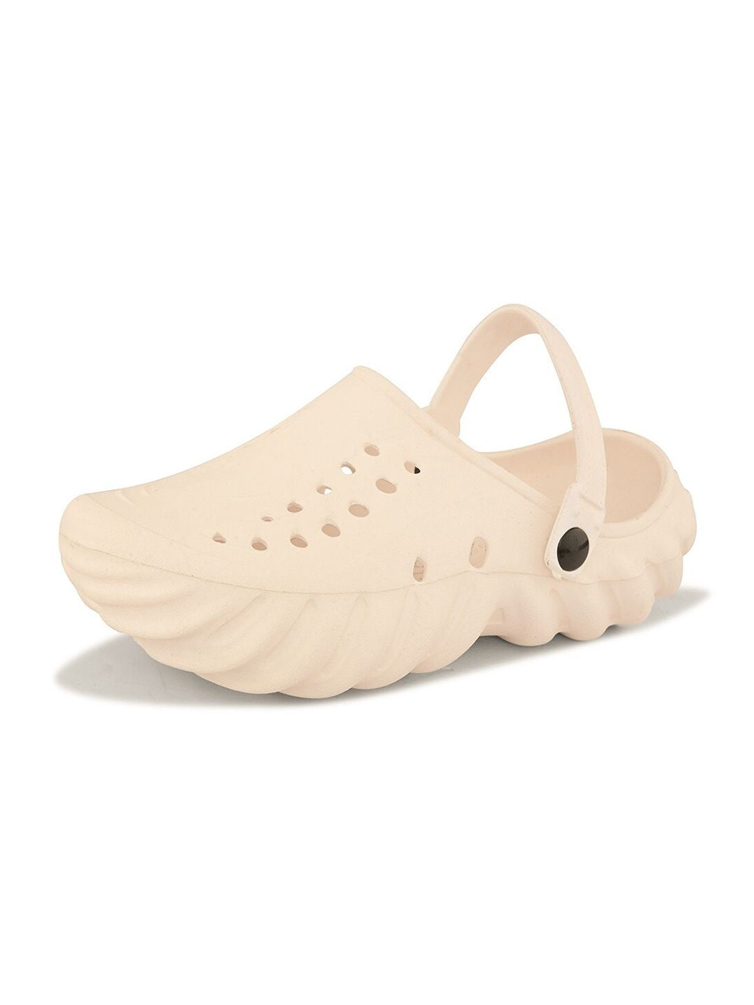 HRX by Hrithik Roshan Men Cream Coloured Self Design Clogs