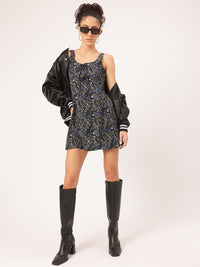 DressBerry Indie Fusion Printed Sleeveless Dress