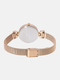 DressBerry Women Embellished Dial & Bracelet Style Straps Analogue Watch UT-A8648-SLR-DB