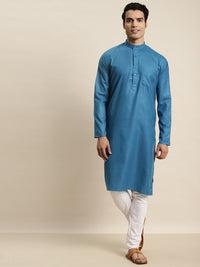 SOJANYA Lelaki Solid Kurta Lurus