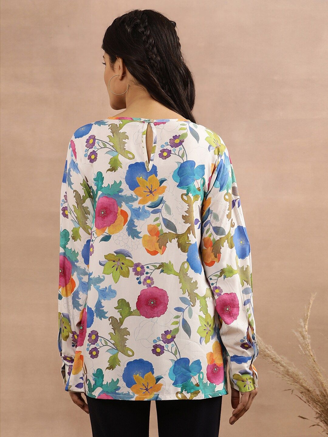 W Floral Printed Top