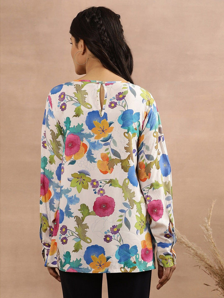 W Floral Printed Top