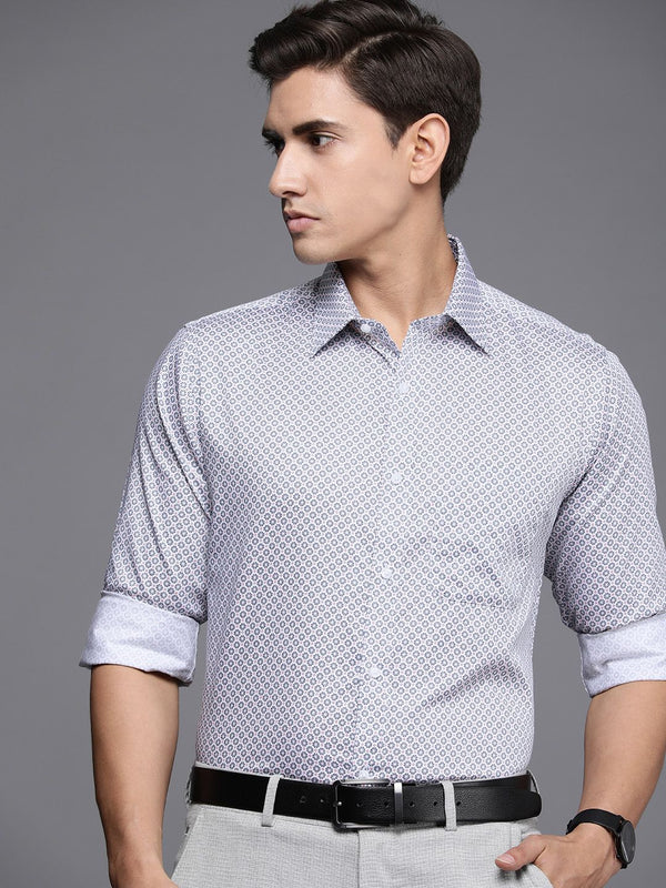 Raymond Pure Cotton Slim Fit Otmated Shirt Formal