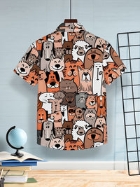 HELLCAT Boys Floral Opaque Printed Casual Shirt