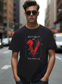Bewakoof Men Black Typography Printed Pure Cotton T-shirt