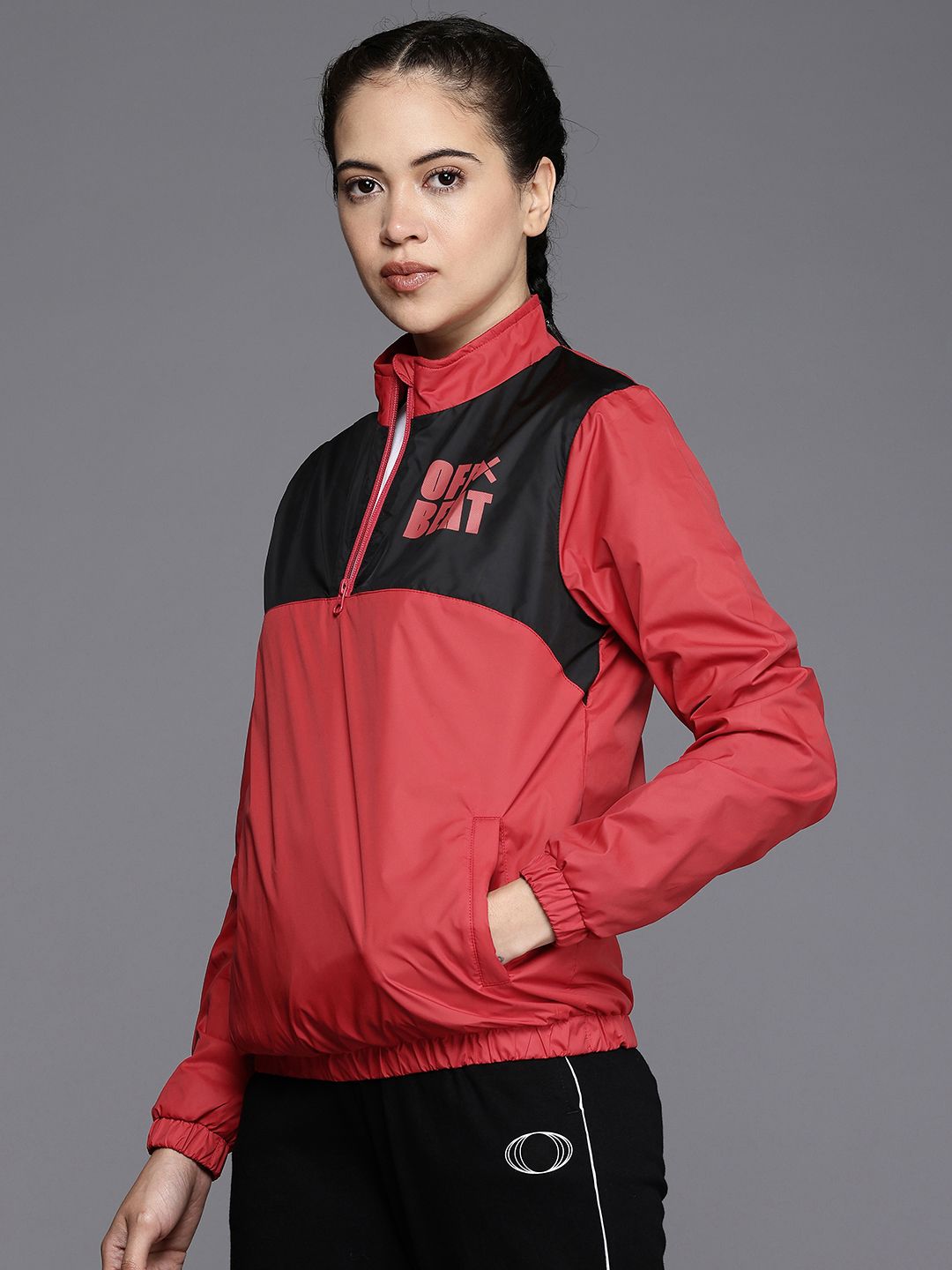 HRX by Hrithik Roshan Lifestyle Colourblocked Rapid Dry & Antimicrobial Sporty Jacket