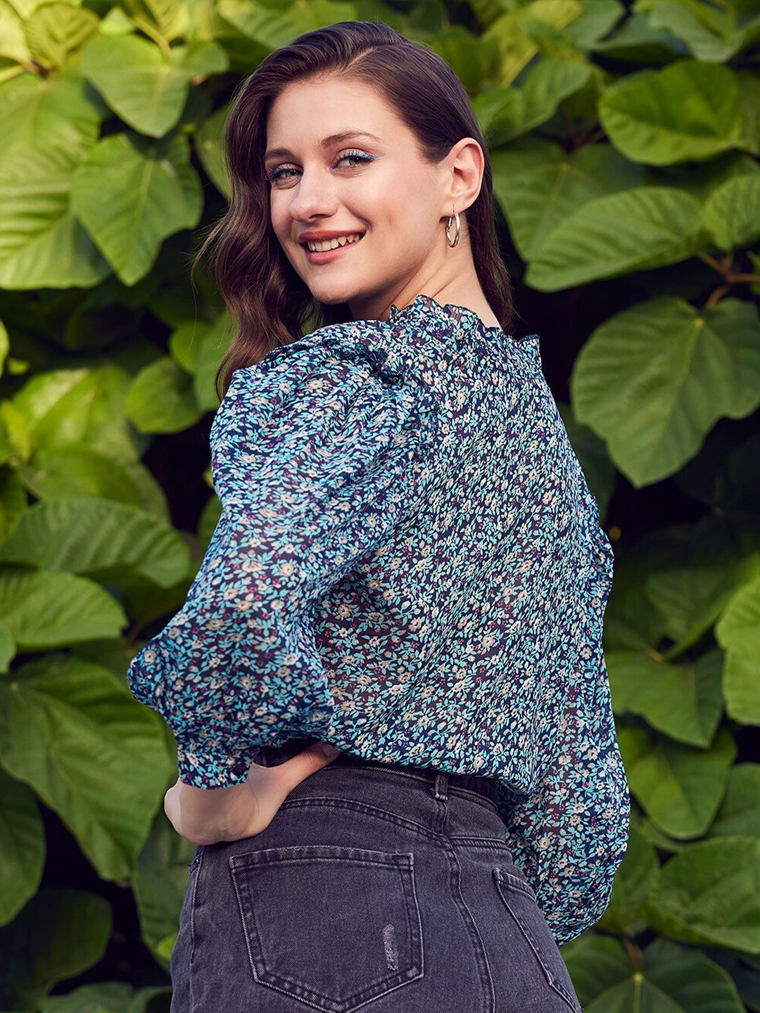 STREET 9 Comfort Fit Floral Printed Casual Shirt