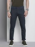 The Indian Garage Co Men Navy Blue Slim Fit Chinos