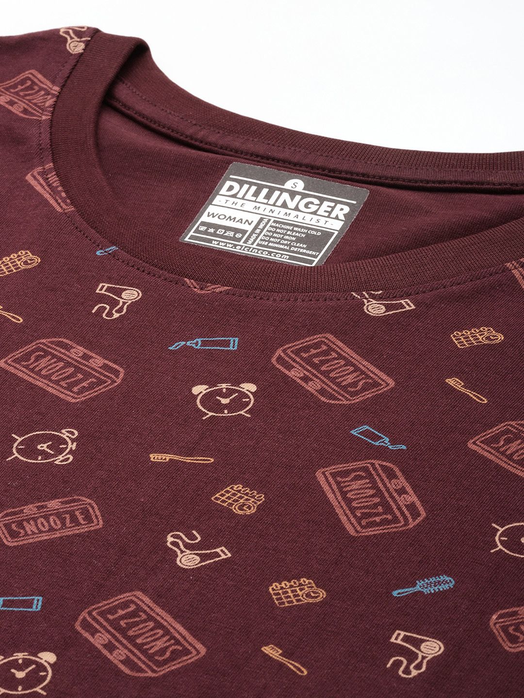 DILLINGER Printed Boxy Pure Super Combed Cotton T-shirt