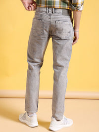The Indian Garage Co Men Slim Fit Clean Look Mid-Rise Stretchable Jeans