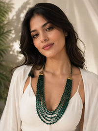 PANASH Brass Tasselled Necklace