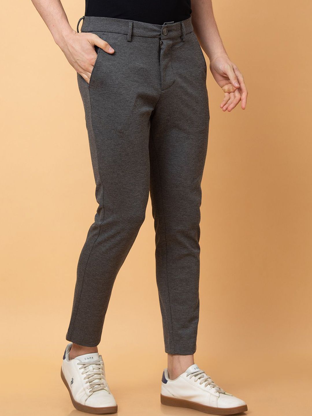 Being Human Men Slim Fit Chinos Trousers