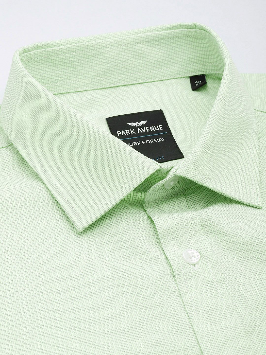 Park Avenue Slim Fit Textured Formal Shirt