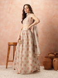 all about you Printed Ready to Wear Lehenga Set With Dupatta