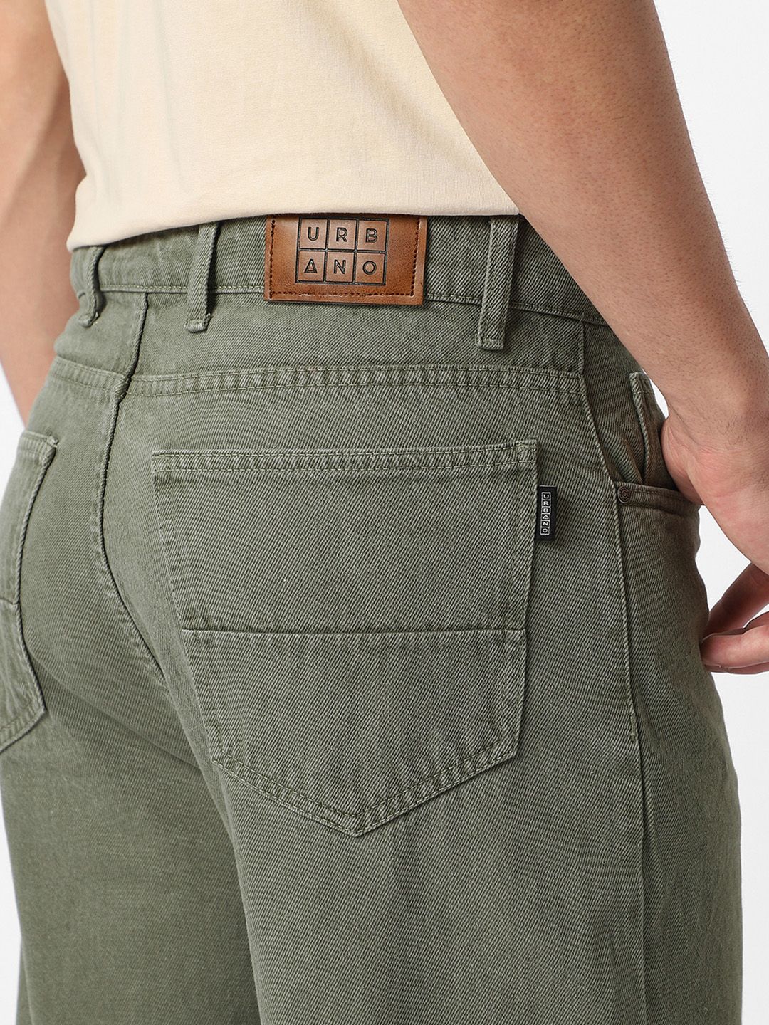Urbano Fashion Men Loose Fit Washed Non-Stretchable Jeans