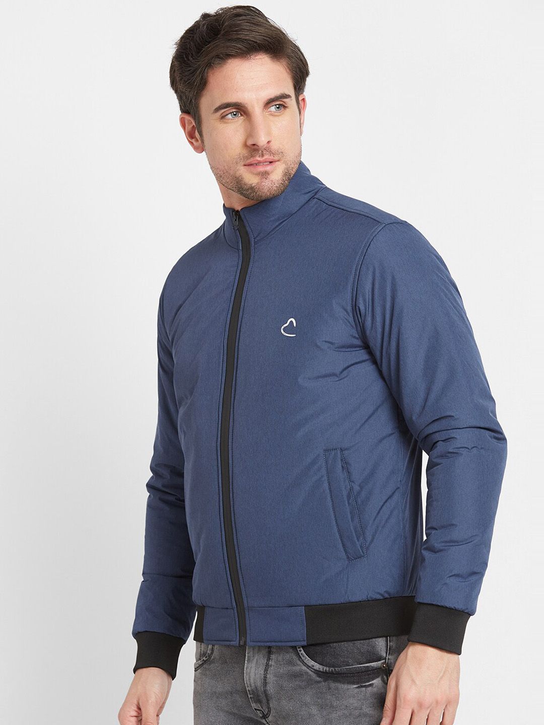 Being Human Mock Collar Bomber Jacket