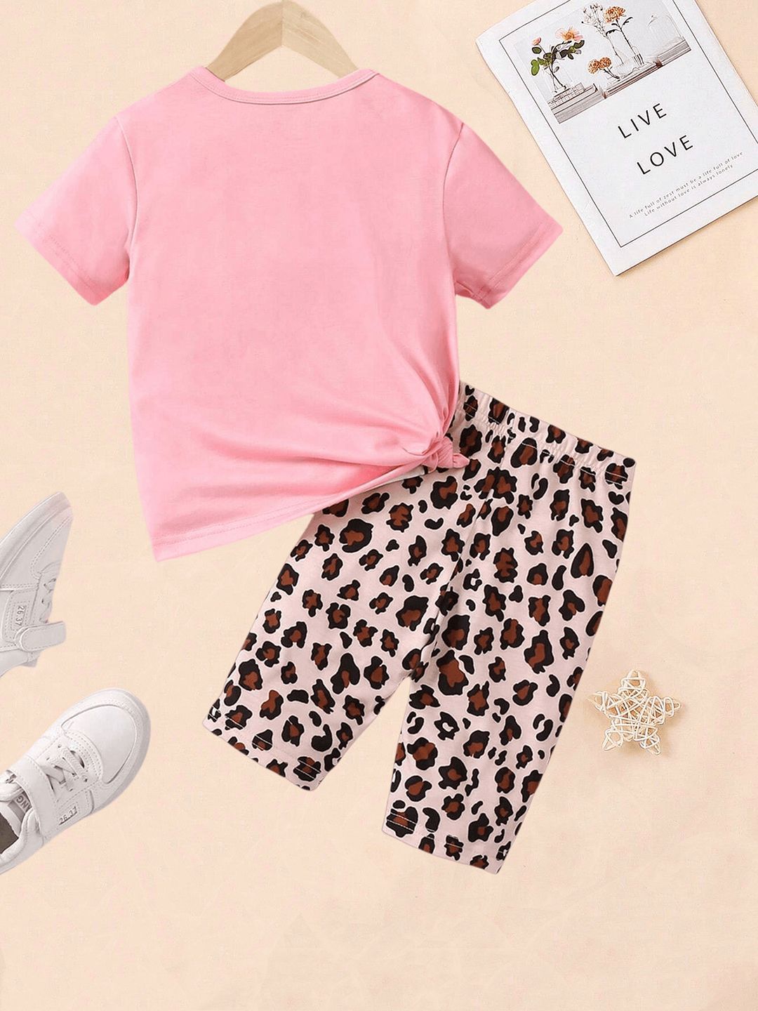 YK Printed T-shirt with Trousers