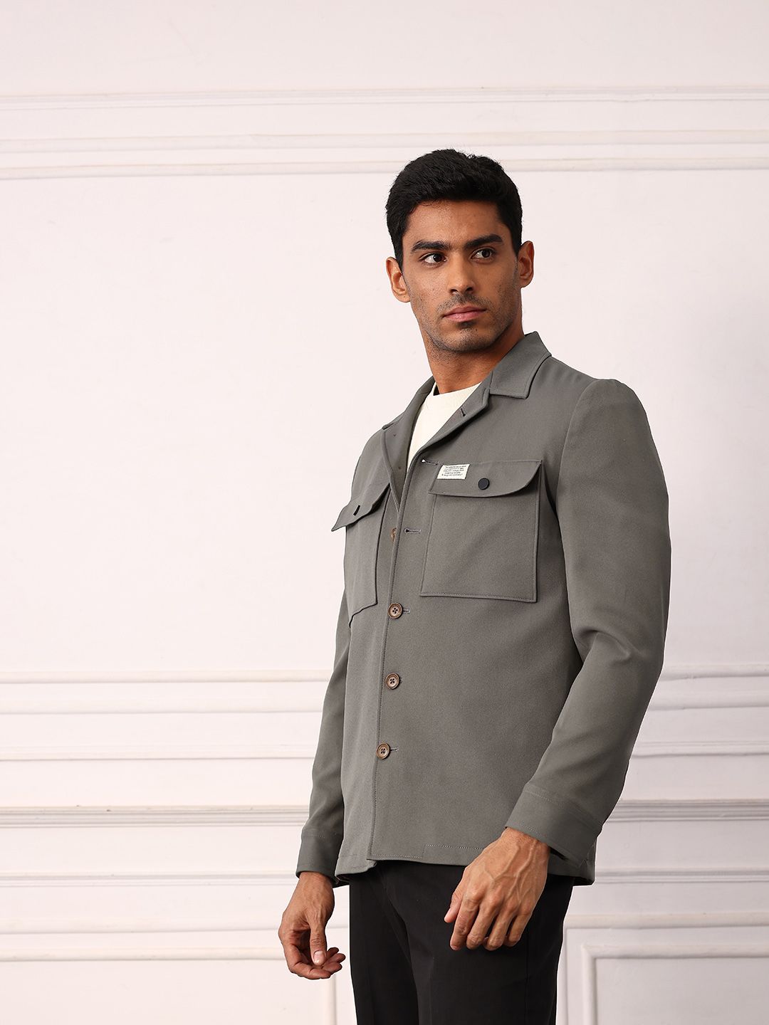 Mr Bowerbird Double Pocket Resort Collar Tailored Jacket
