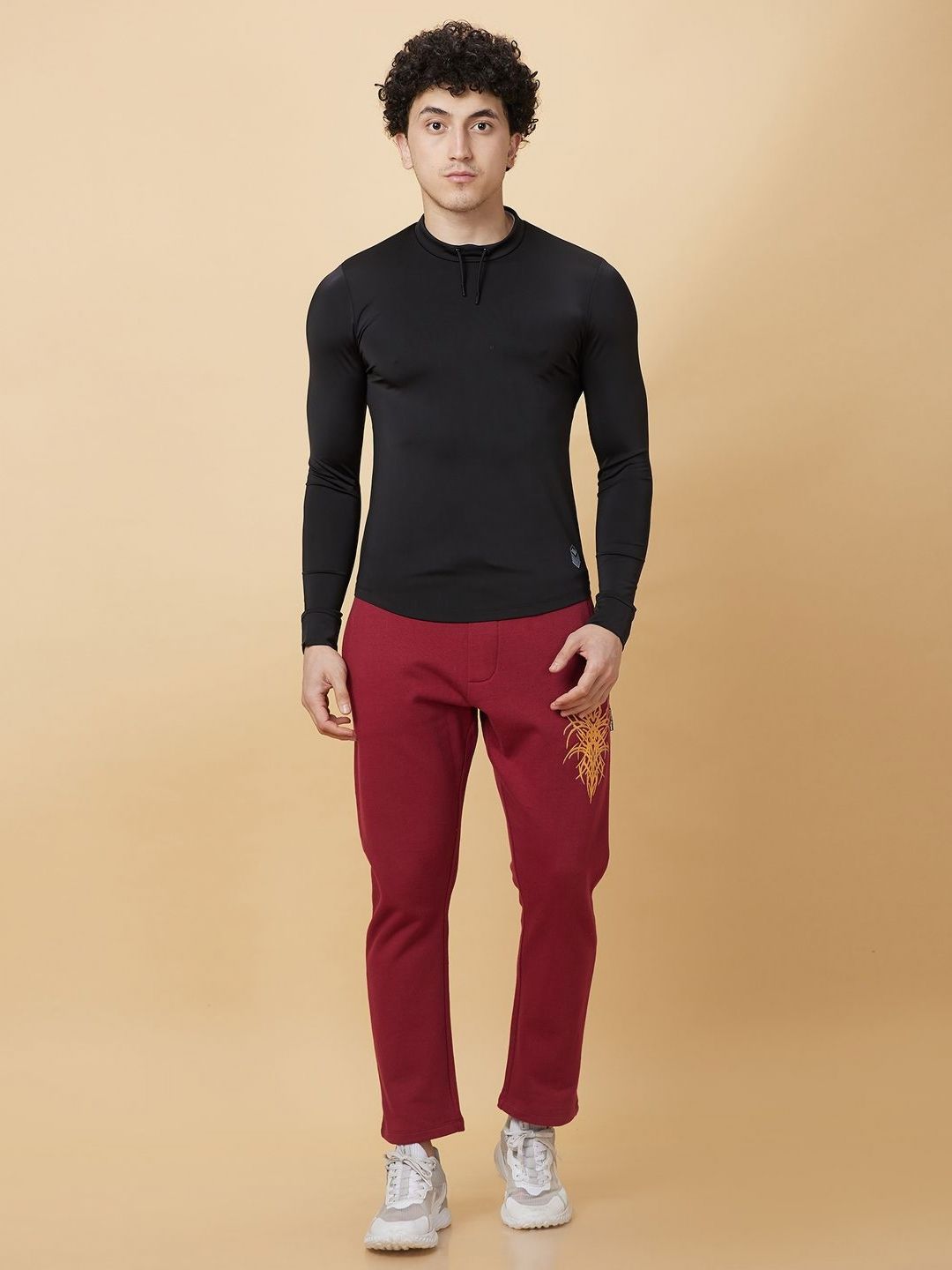 Being Human Men Henley Neck Pockets T-shirt