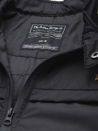 The Indian Garage Co Men Black Solid Tailored Jacket