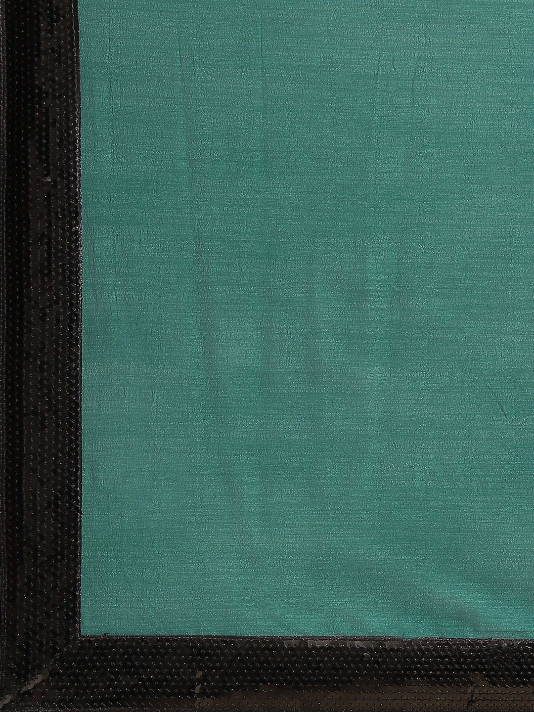 Saree mall Teal Green Solid Saree