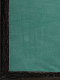 Saree mall Teal Green Solid Saree