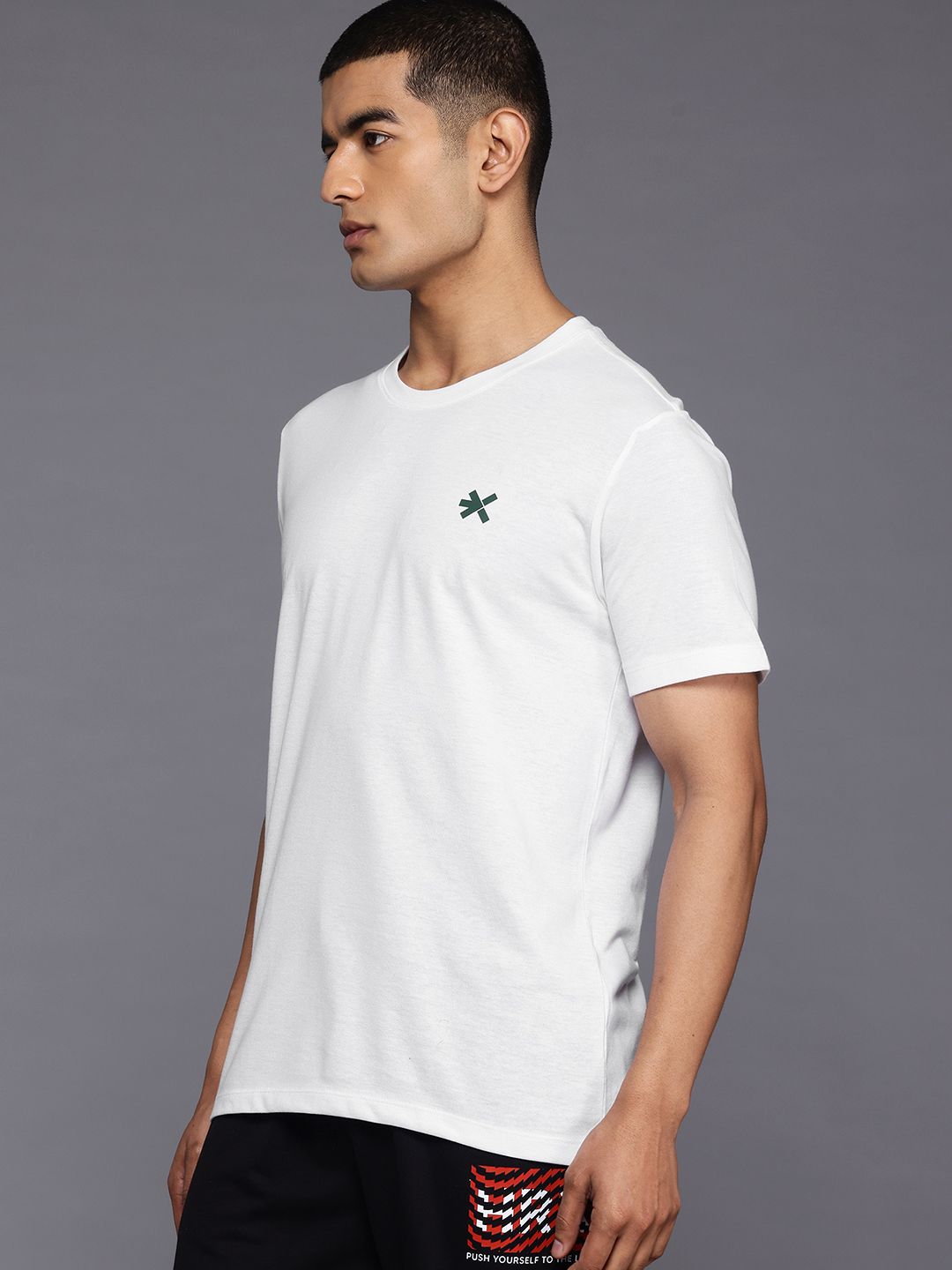 HRX by Hrithik Roshan Solid Casual T-shirt