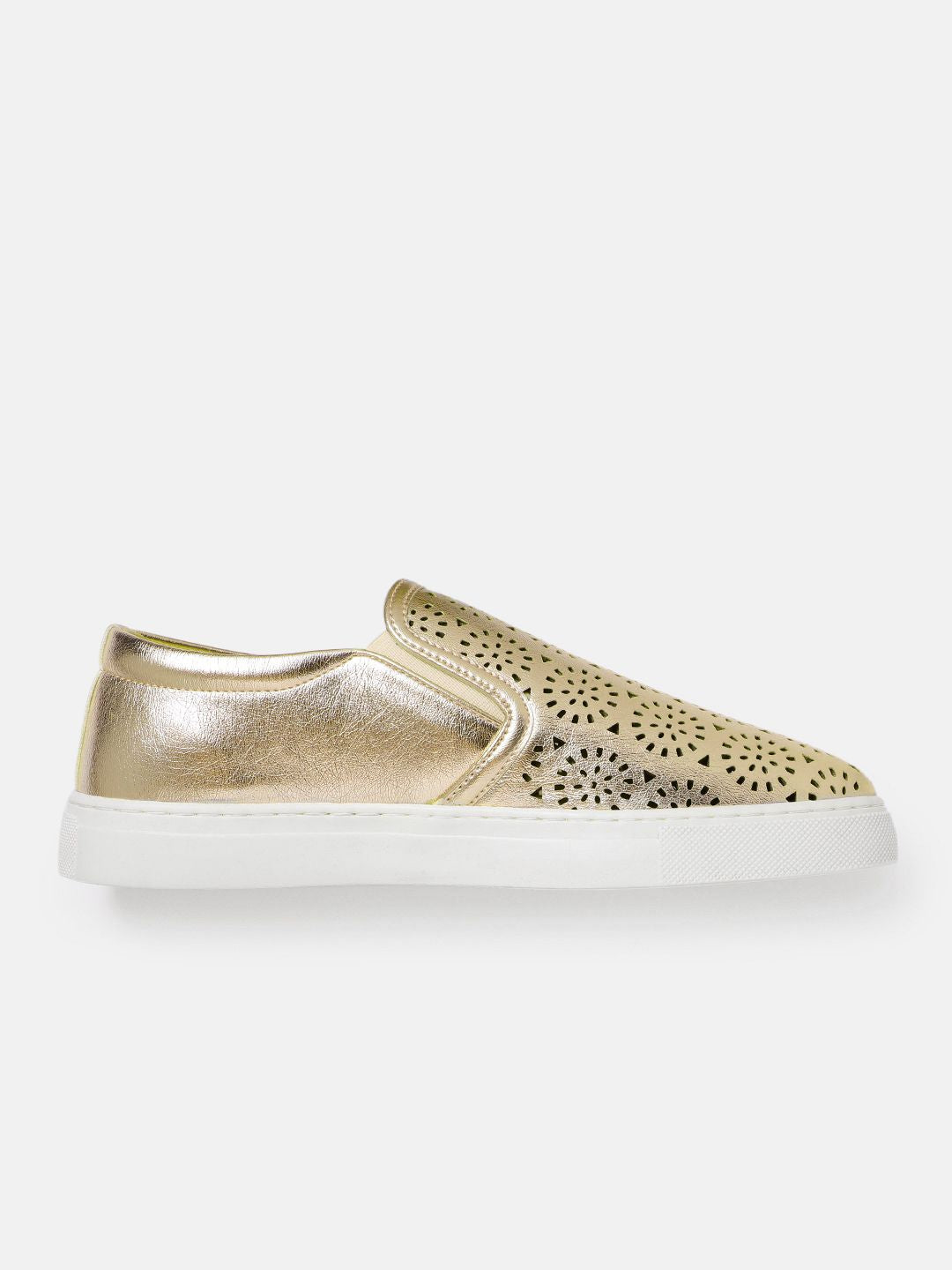 DressBerry Women Cut Work Slip-On Sneakers