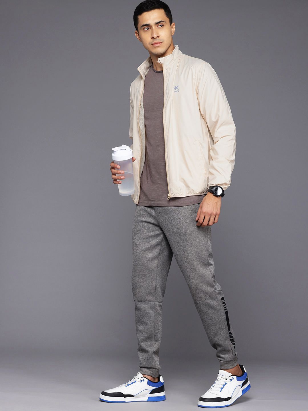 HRX by Hrithik Roshan Rapid-Dry Running Bomber Jacket