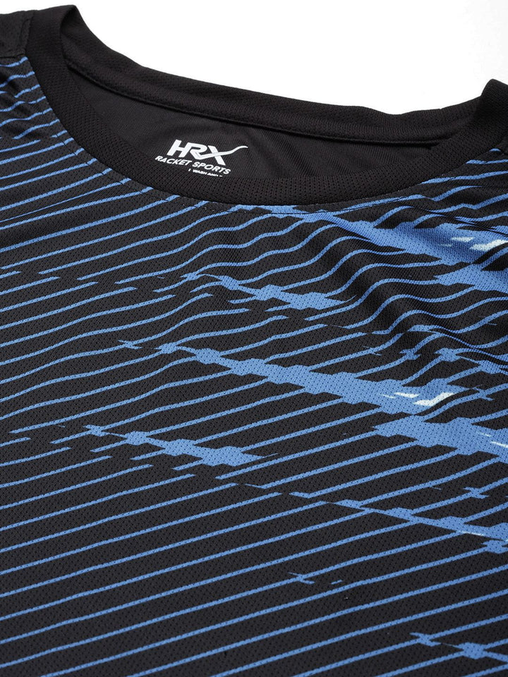 HRX by Hrithik Roshan Men Printed Rapid Dry Racket Sport T-shirt