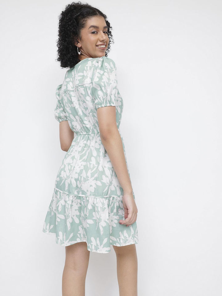 DressBerry Volume Up Tiered Floral Bloom Dress
