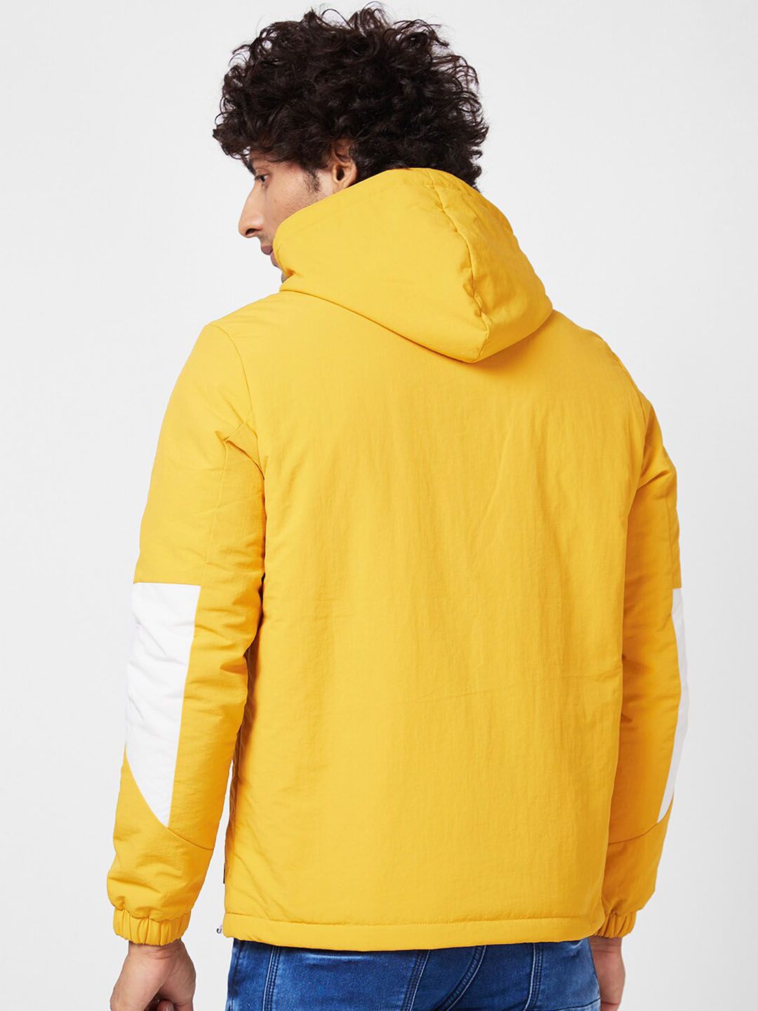 SPYKAR Hooded Zip Detail Tailored Jacket
