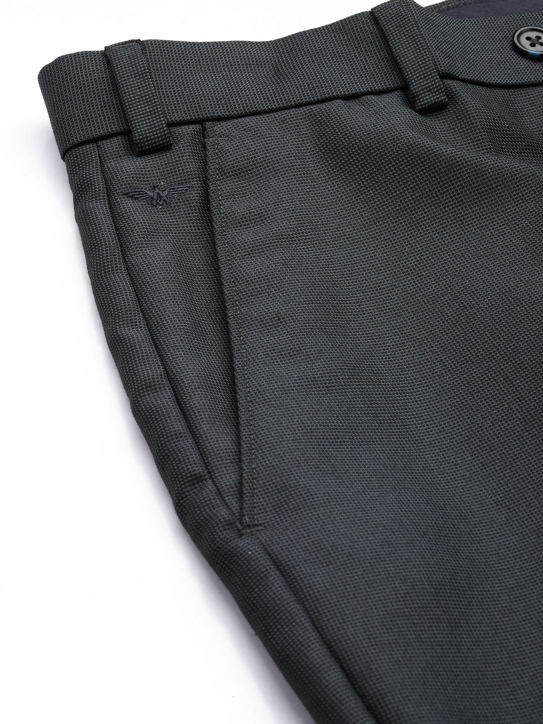 Park Avenue Men Textured Trousers