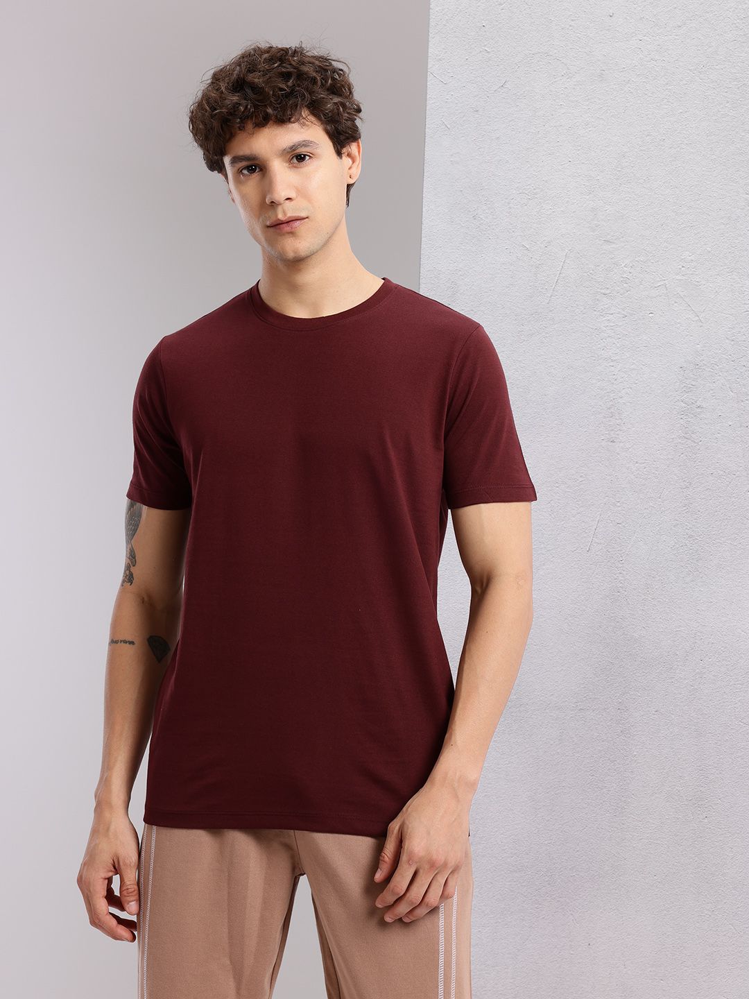 HRX by Hrithik Roshan Men Typography Printed Yoga T-shirt