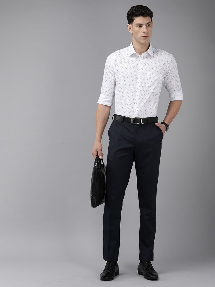 Park Avenue Slim Fit Opaque Tropical Printed Formal Shirt