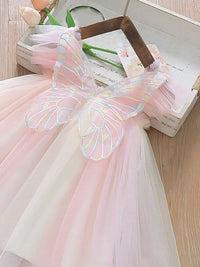 YK Girls Cotton Fit and Flare Dress