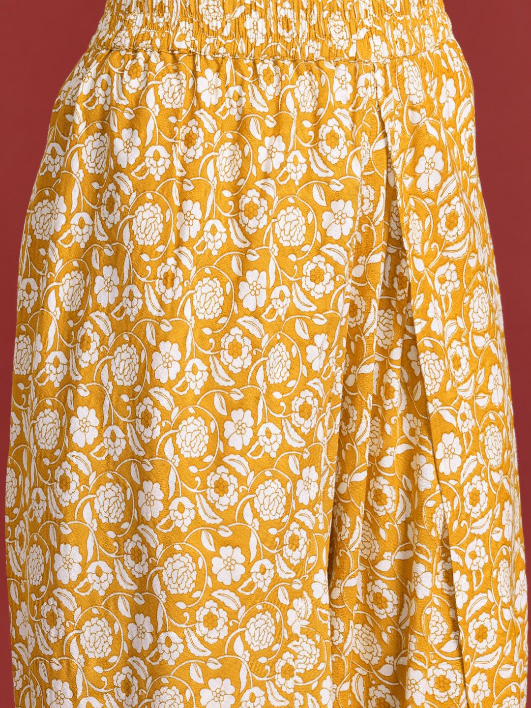 all about you Women Floral Print Kurta with Harem Pants