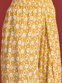 all about you Women Floral Print Kurta with Harem Pants
