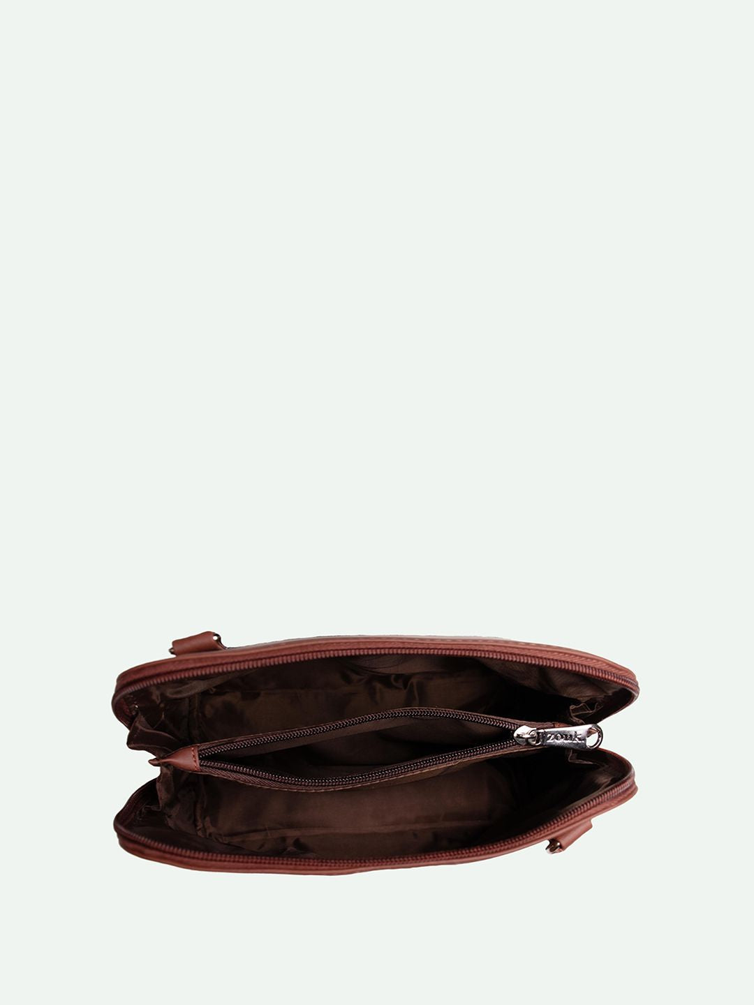 ZOUK Ethnic Motifs Printed Structured Sling Bag