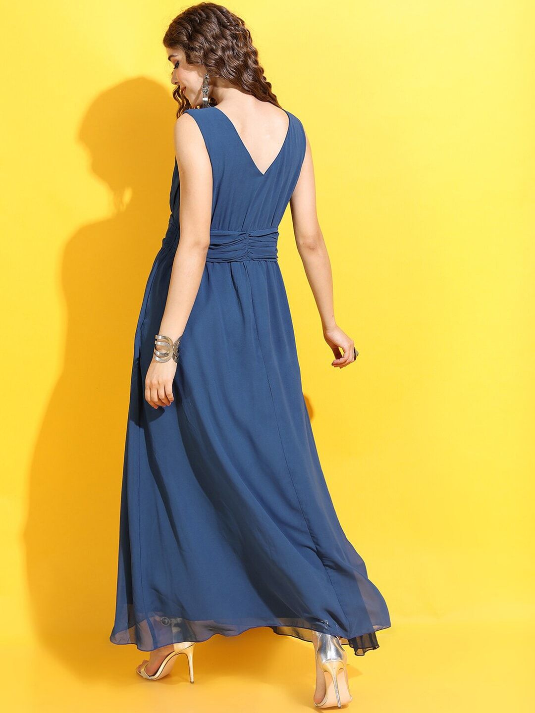 Tokyo Talkies Women Blue Solid Dress