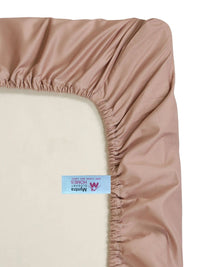 Myntra Elegant Homes Berwarna Krim Bunga 400 TC Cadar King dengan 2 Sarung Bantal