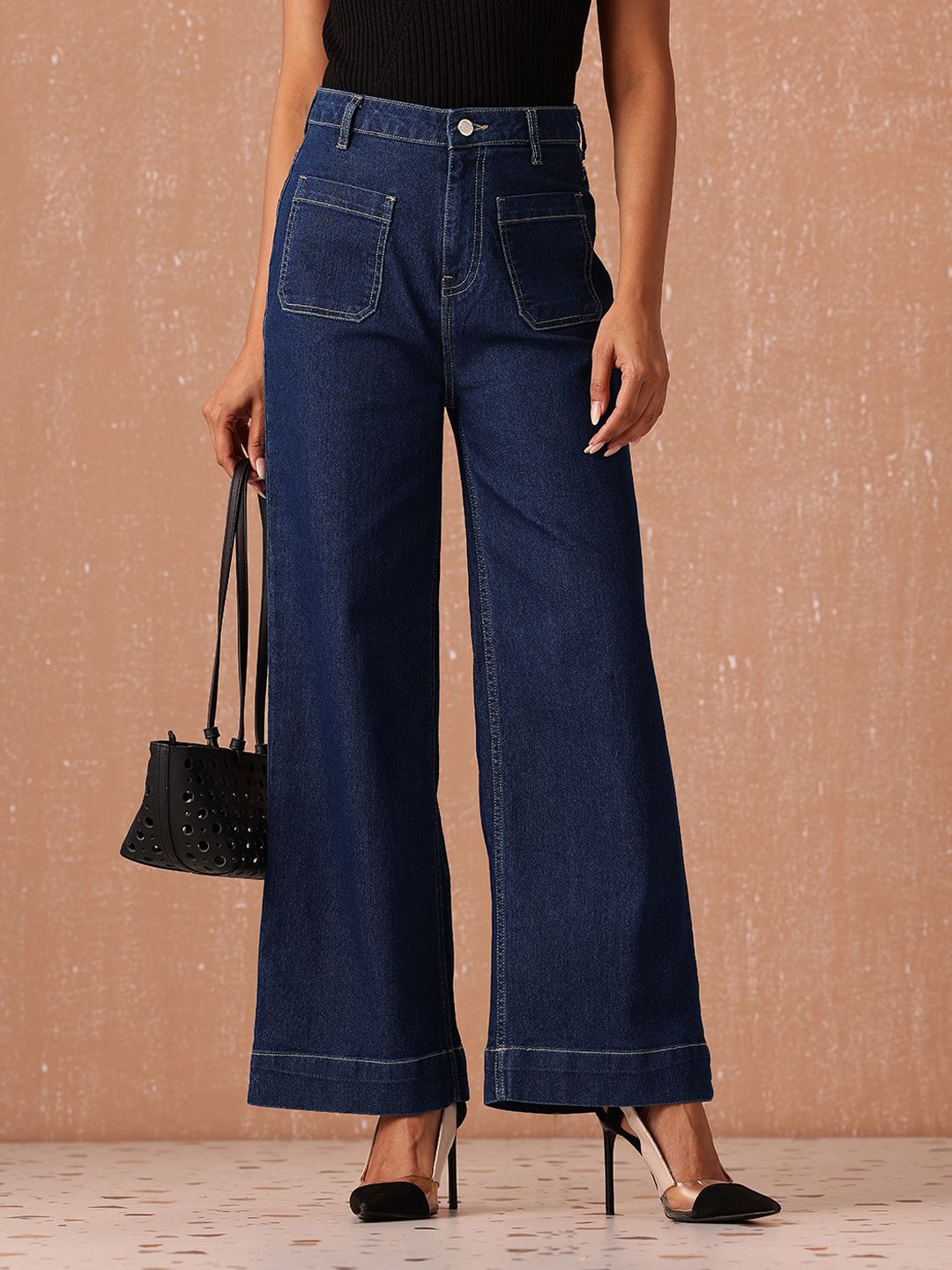 all about you Women Wide Leg High-Rise Jeans