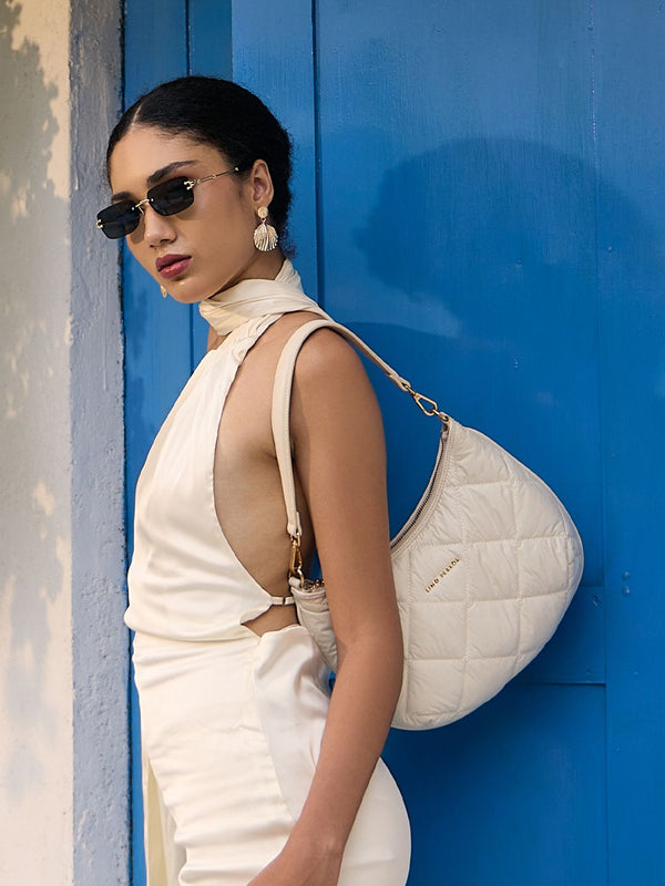 Lino Perros Quilted Structured Shoulder Bag